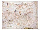 A Portolan Chart of Europe, circa 1500 Giclee Print