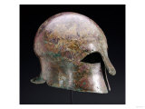A Greek Bronze Corinthian Helmet, circa Late 6th Century BC Giclee Print