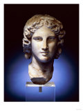 A Marble Head of a Young Man, Possibly Apollo, 2nd Century After 4th Century BC Giclee Print