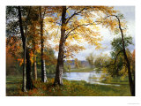 Albert Bierstadt - A Quiet Lake - Giclee Baskı Albert Bierstadt - A Quiet Lake - Giclee Baskı