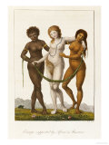 Europe Supported by Africa and America, circa 1796 reproduction procédé giclée par William Blake