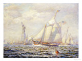 New York Harbor, 1919 Giclee Print by James Gale Tyler