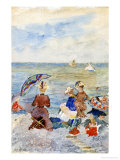 Figures on the Beach Giclee Print by Maurice Brazil Prendergast