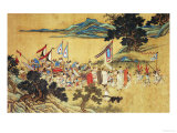 Foreign Tributaries En Route to China reproduction procédé giclée par Shang Xi
