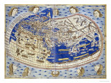 Cosmographia, Late 15th Century Giclee Print by Claudius Ptolomeus
