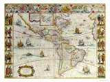 Le Theatre Du Monde Ou Nouvel Atlas, 1638 reproduction procédé giclée par Johannes Blaeu