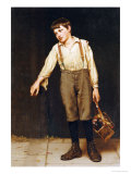 Shoeshine Boy reproduction procédé giclée par John George Brown