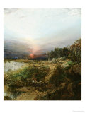 Sunset On The Maine Coast Lámina giclée por William Louis Sonntag Sunset On The Maine Coast Lámina giclée por William Louis Sonntag