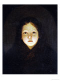 A Girl, Head and Shoulders reproduction procédé giclée par Petrus Van Schendel