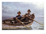 Heading Out, 1872 Giclee-trykk av John George Brown Heading Out, 1872 Giclee-trykk av John George Brown