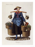 The Costumes of Hamburg, 1812 Giclee Print by Christoph Suhr