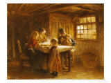 The Family Meal Giclee-trykk av Bernardus Johannes Blommers The Family Meal Giclee-trykk av Bernardus Johannes Blommers