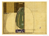 1916 for W.J Bassett-Lowke Esq reproduction procédé giclée par Charles Rennie Mackintosh