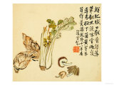 Flowers and Bird, Vegetables and Fruits Giclée-Druck von Li Shan