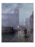 Grand Central and the Biltmore in Hazy Twilight Giclee Print by Lowell Birge Harrison