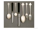 Electroplated Table Service, circa 1906 Giclee Print by Charles Rennie Mackintosh