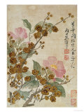 Plum Blossom And Camelias Lámina giclée por Yun Shouping Plum Blossom And Camelias Lámina giclée por Yun Shouping