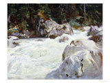 A Torrent in Norway, 1901 Giclée-Druck von John Singer Sargent
