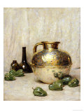 Still Life with Green Peppers and Jug Reproduction procédé giclée par Soren Emil Carlsen