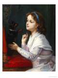 The New Trick, 1868 reproduction procédé giclée par Charles Michel Maria Verlat