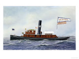 M. Moran Tug Boat, 1901 Arte por Antonio Jacobsen M. Moran Tug Boat, 1901 Arte por Antonio Jacobsen