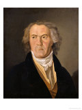 Portrait of Ludwig Van Beethoven (1770-1827) Reproduction procédé giclée par Ferdinand Georg Waldmuller