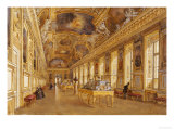 The Interior of the Louvre, the Galerie d'Apollon Giclee Print by Victor Duval