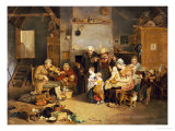 The Blind Fiddler, After Wilkie, circa 1814 Giclee Print by John Lewis Krimmel