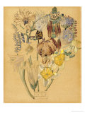 Mont Louis, Flower Study, 1925 Giclee Print by Charles Rennie Mackintosh