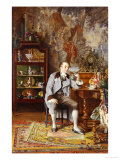The Connoisseur Giclee Print by Johann Hamza