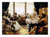 Five O'clock Tea, 1883-4 Giclee Print by Julius Leblanc Stewart