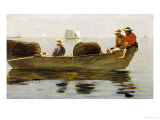 Three Boys in a Dory, 1873 reproduction procédé giclée par Winslow Homer