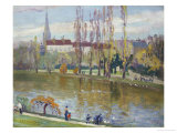 Parc Montsouris, Paris, 1889 Giclee Print by John Henry Twachtman