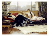 Sarah Bernhardt (1844-1923) and Christine Nilsson (1843-1921) Giclee Print by Julius Leblanc Stewart