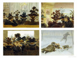 The Artist's Commentary on Women's Hats, 1895 Impressão giclée por Edward Lamson Henry