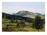 Landscape, Hill and Dale reproduction procédé giclée par Albert Bierstadt