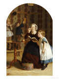 The Reading Lesson Giclee Print by Seymour Joseph Guy