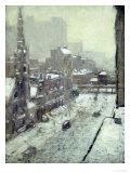 Winter in the City reproduction procédé giclée par Paul Cornoyer