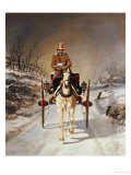 A Winter's Drive, 1862 Giclee Print by Jr, Benjamin Herring