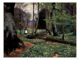 The Woodland Path Giclee-trykk av Hans Anderson Brendekilde The Woodland Path Giclee-trykk av Hans Anderson Brendekilde