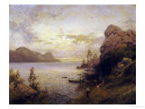 Camp Site Giclee Print by Hermann Herzog