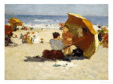 Late Afternoon, Coney Island Giclée-Druck von Edward Henry Potthast