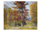 Premiers jours d'automne Reproduction procédé giclée par John Joseph Enneking