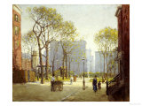 Late Afternoon, Washington Square Giclee Print by Paul Cornoyer