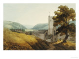From the Churchyard at Dulverton, Somerset, 1800 reproduction procédé giclée par John White Abbott