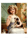 Waiting for the Vet Giclée-Druck von Emile Vernon