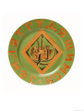A Soviet Porcelain Propaganda Plate, Land to the Working People, Dated 1919 Giclee Print by Natan Al'tman