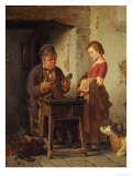 At the Cobblers, 1867 Giclee Print by Antonio Rotta
