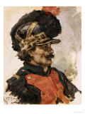A French Soldier, 1876 Reproduction procédé giclée par Ilya Efimovich Repin