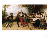 The Country Fair, 1886 reproduction procédé giclée par Theodore Gerard